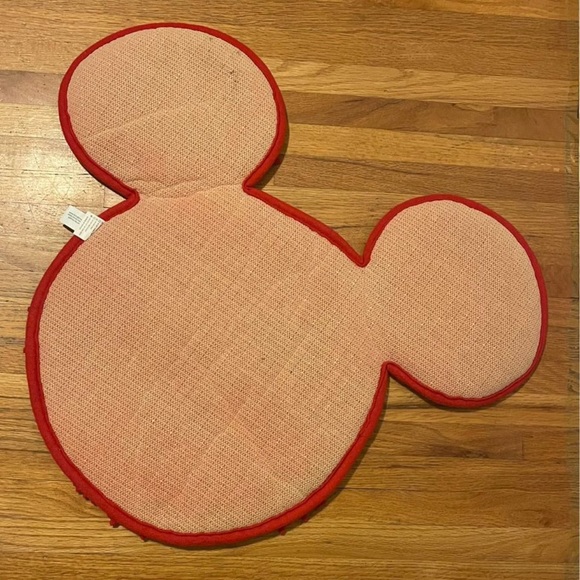 Mickey Shaped Small Rug approx 2x2 - Picture 2 of 3